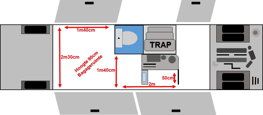 Bagageruimte bus